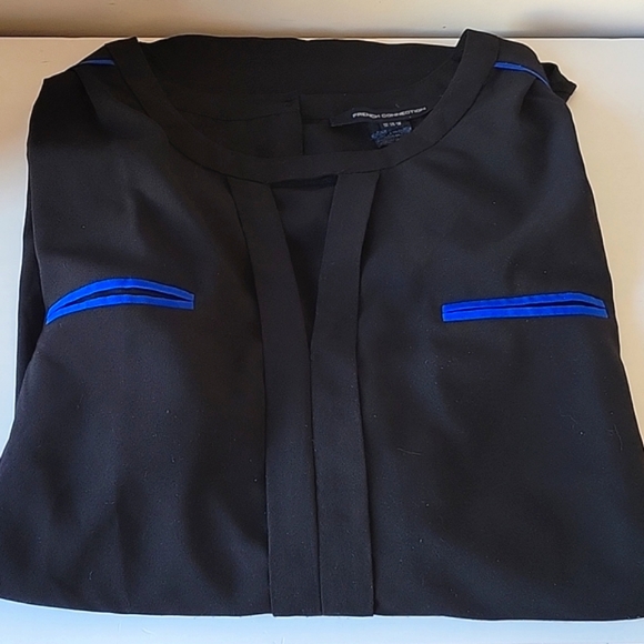 French Connection Quarter Sleeve Blouse - Size 10 - Picture 5 of 7